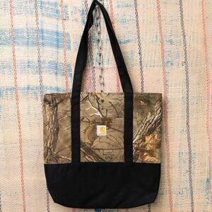 Upcycled handmade carhartt tote bag